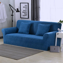 Load image into Gallery viewer, BLUE - EXTENSIBLE ARMCHAIR AND SOFA COVERS