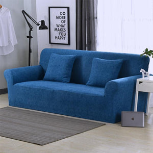 BLUE - EXTENSIBLE ARMCHAIR AND SOFA COVERS