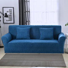 Load image into Gallery viewer, BLUE - EXTENSIBLE ARMCHAIR AND SOFA COVERS