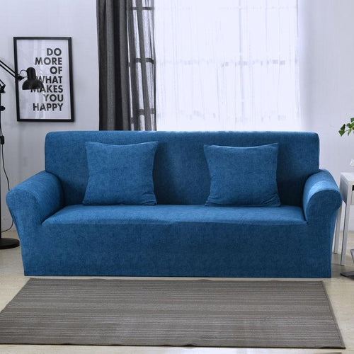 BLUE - EXTENSIBLE ARMCHAIR AND SOFA COVERS