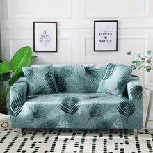 Load image into Gallery viewer, GREEN JUNGLE- EXTENSIBLE ARMCHAIR AND SOFA COVERS