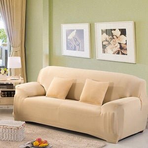 BEIGE- EXTENSIBLE ARMCHAIR AND SOFA COVERS