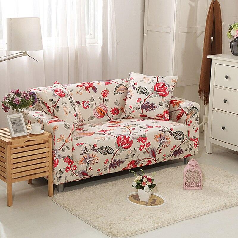 FLOWERS- EXTENSIBLE ARMCHAIR AND SOFA COVERS