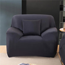 Load image into Gallery viewer, BLACK - EXTENSIBLE ARMCHAIR AND SOFA COVERS